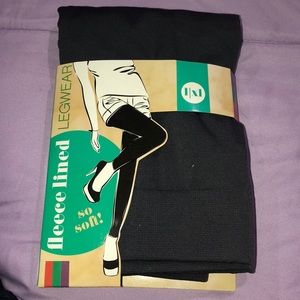 Gray fleece lined leggings
